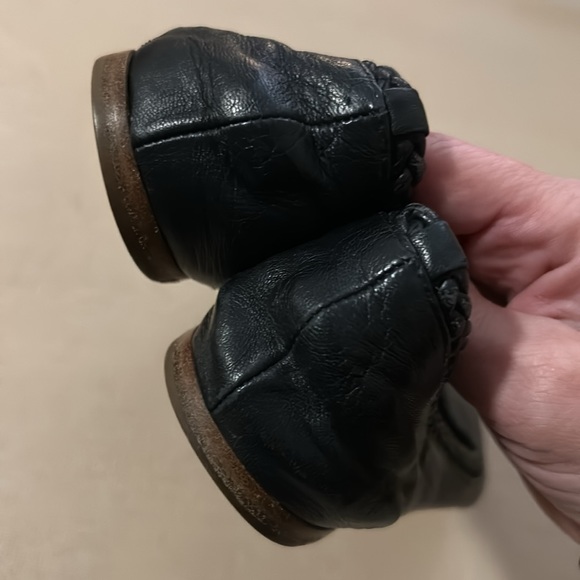 Chlöe leather ballet flats with woven detail - Picture 5 of 7